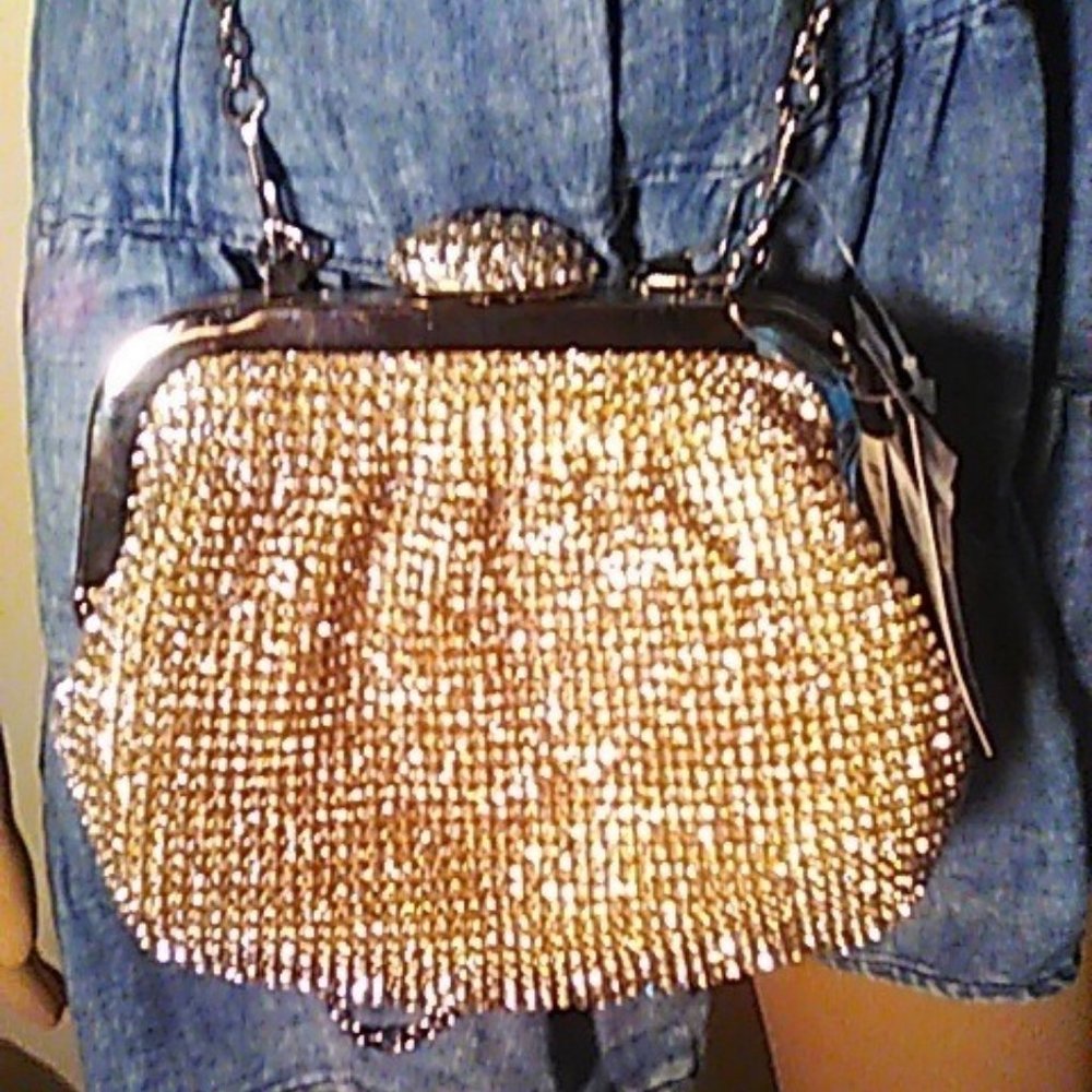 Julia & Michael Rhinestone Evening Bag Crossbody/Handbag/Clutch NWT Bling